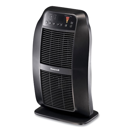 Honeywell Heat Genius Ceramic Portable Heater, 1,575 W, 5.6 x 10.2 x 17.3, Black HCE840B